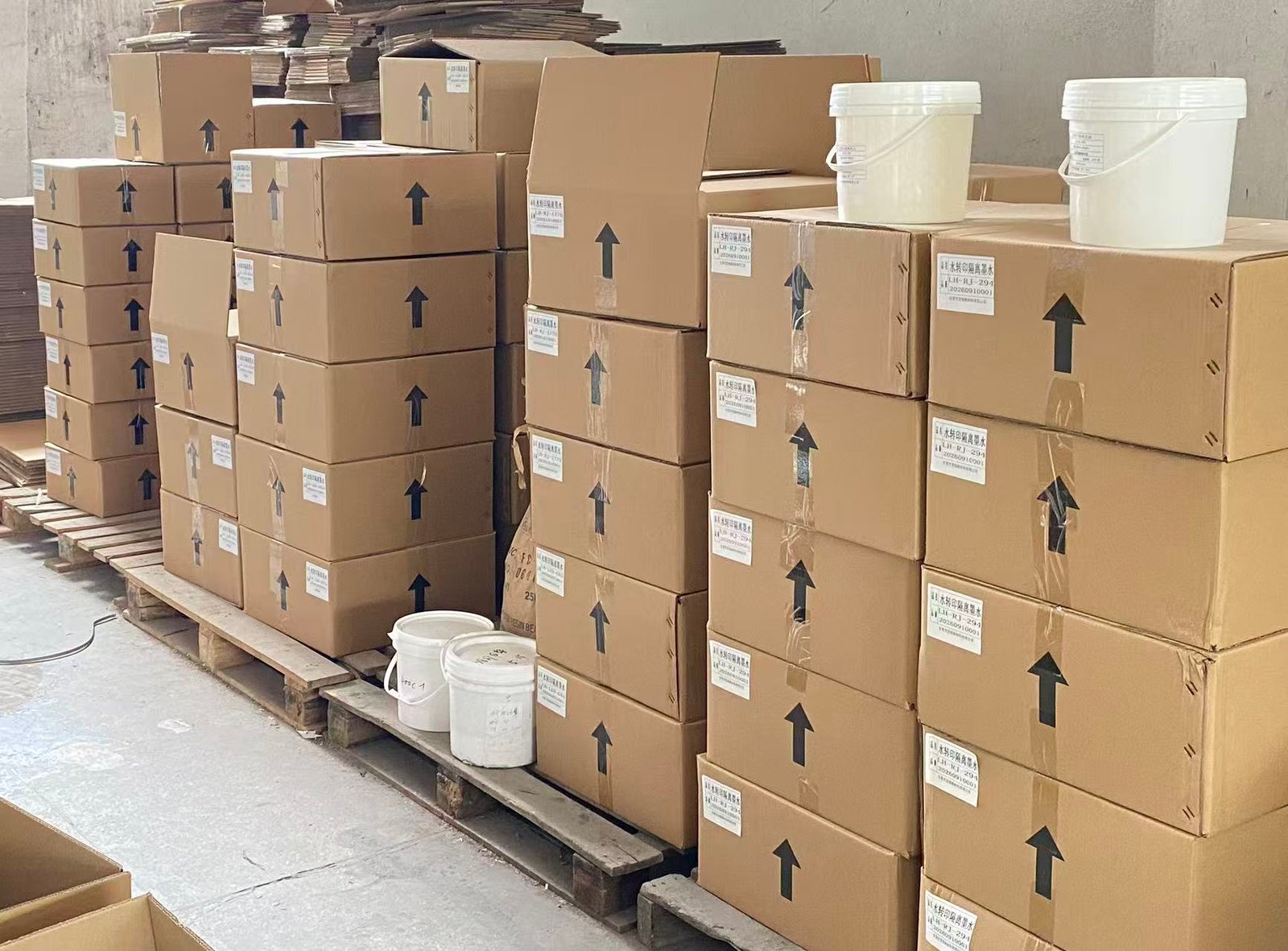 Waterslide decal ink cartons and pails in stock